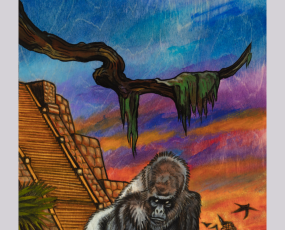 Silverback Among the Temples